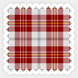 Clan MacPherson Red Dress Tartan Sticker